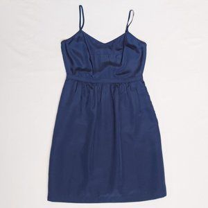 J. Crew Cocktail Dress Womens 0 XS Blue Mini Sundress